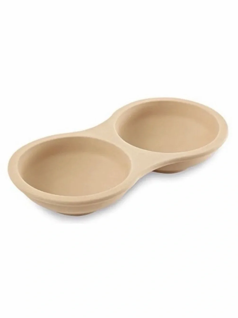 NIB Pampered Chef Stoneware Microwave Double Egg Cooker